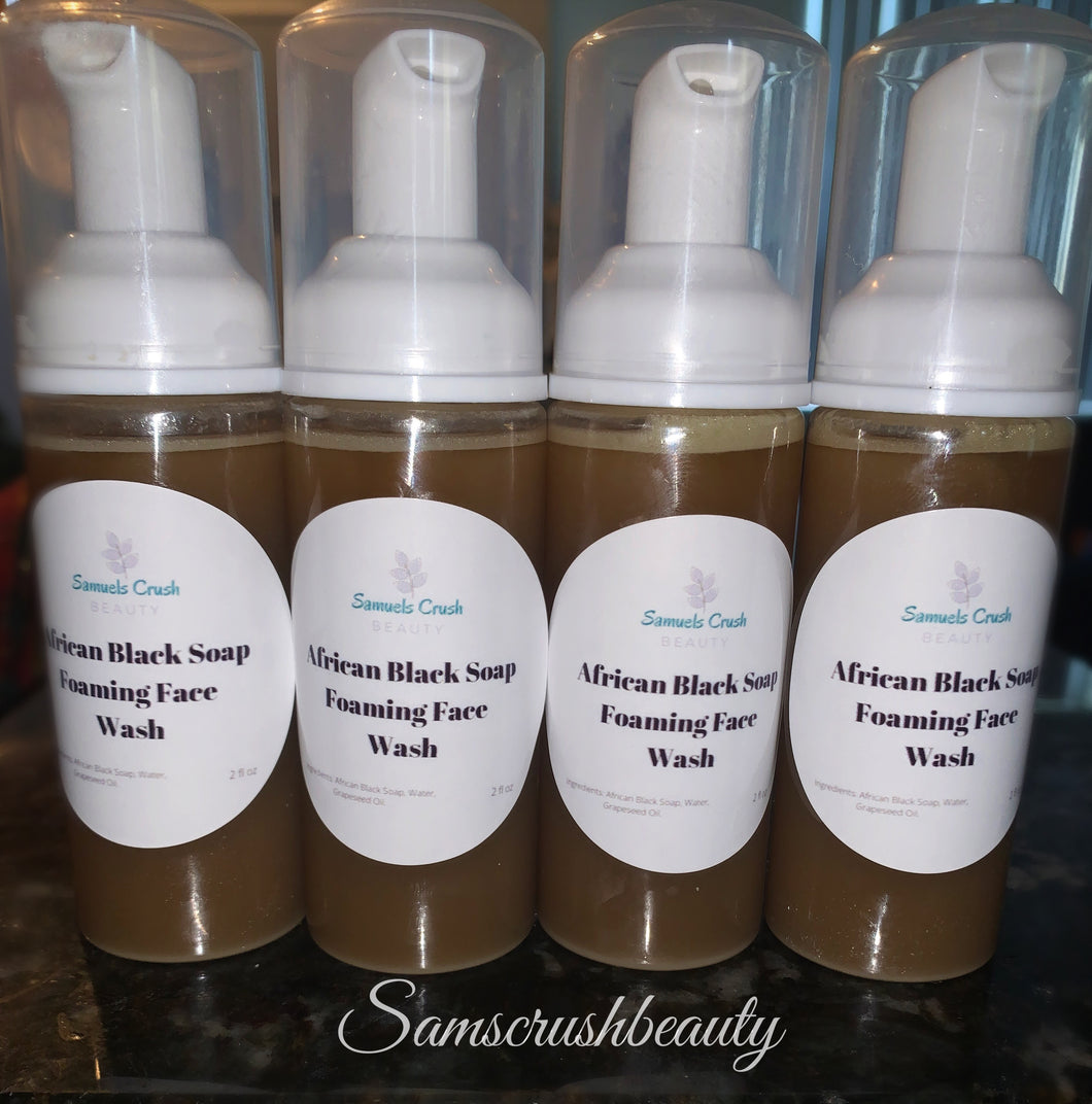 African Black Soap Foaming Face Wash